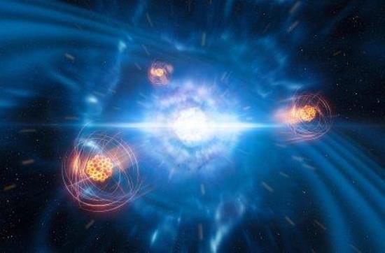 eso stronzio prodotto da fusione stelle di neutroni